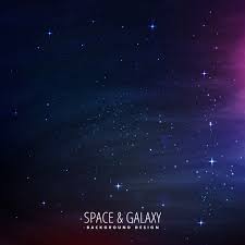 Stars Filled Space Background Vector Free Download