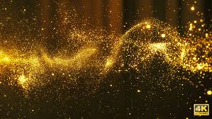 Gold Star Light Background