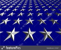 Star Backgrounds A 3d Generated Image Of White Stars On A Tilted Blue Background